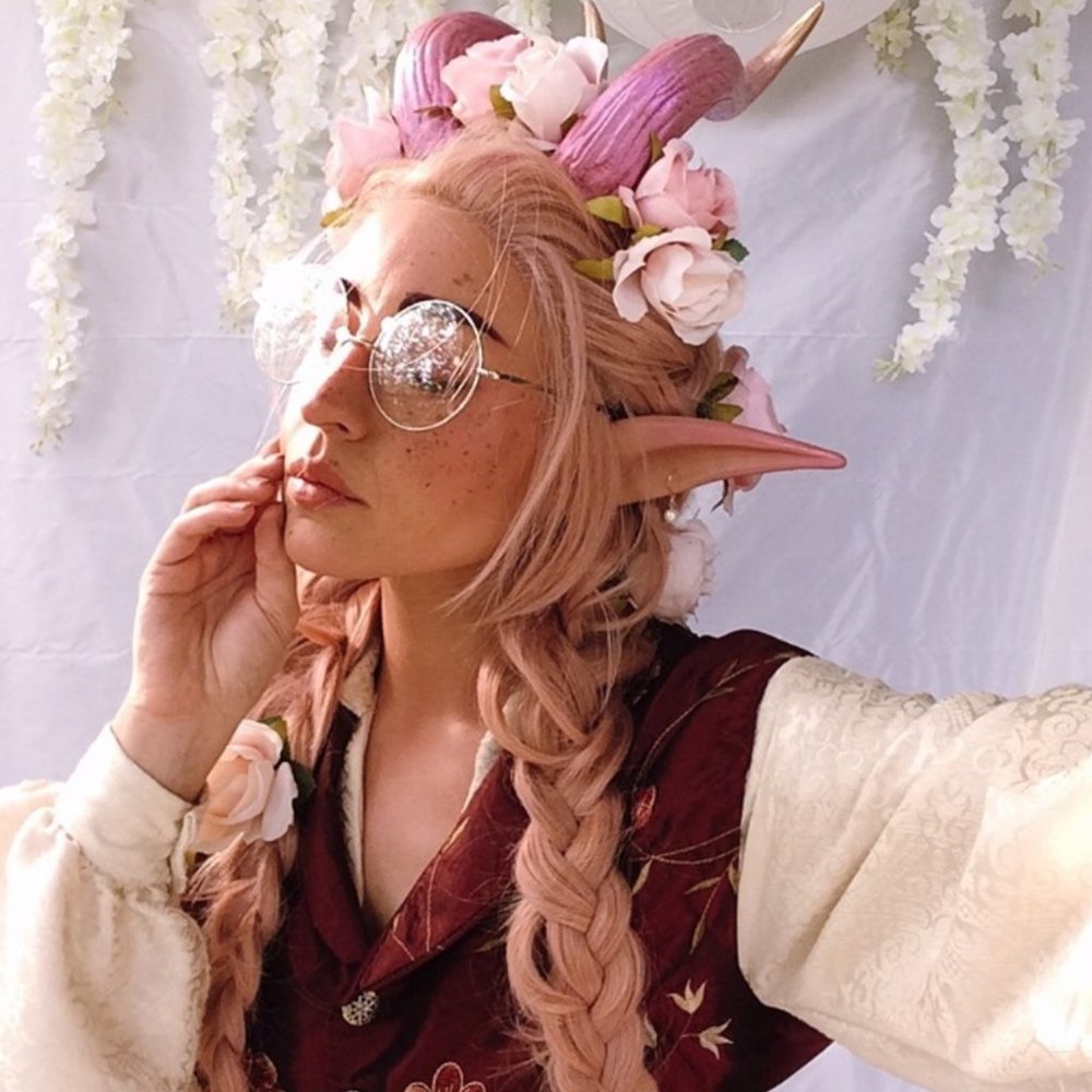 Imstyle pink peach mix wig